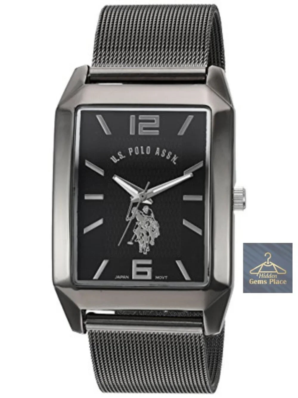 Men's Quartz Analog Wrist Watch Metal Bracelet Battery Powered Water Resistant